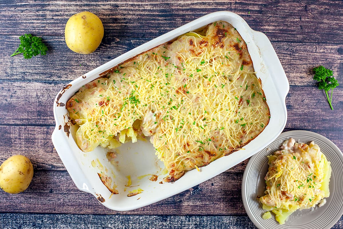 Aardappel ovenschotel